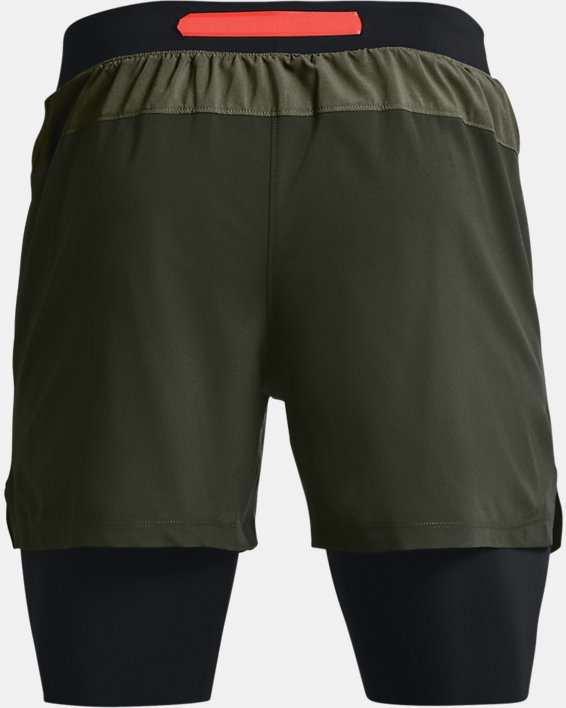 Short UA Run Anywhere pour homme, Green, pdpMainDesktop image number 8